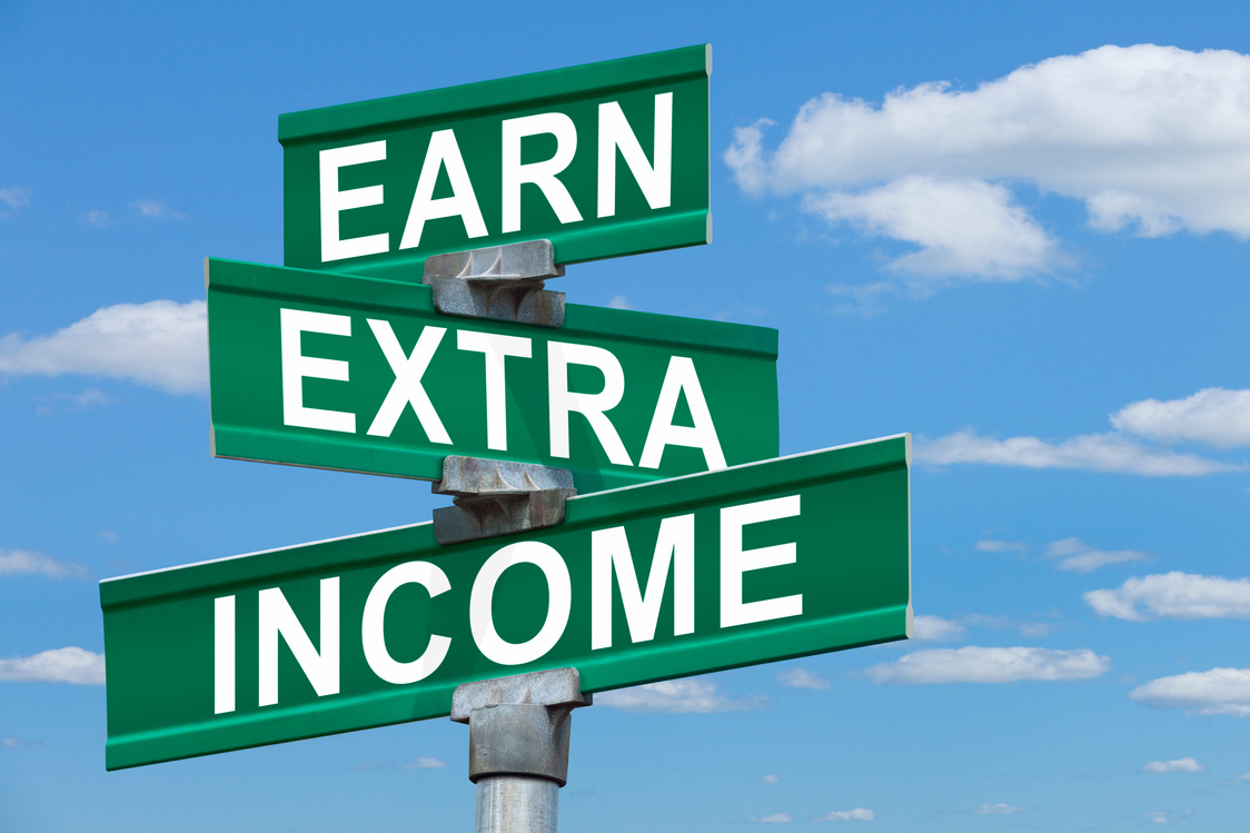 Earn Extra Income Street Sign